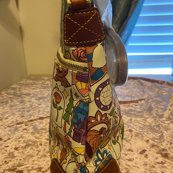 Dooney & Bourke Beauty and the Beast Disney Shoulder Bag crossbody NEW - Picture 4 of 7